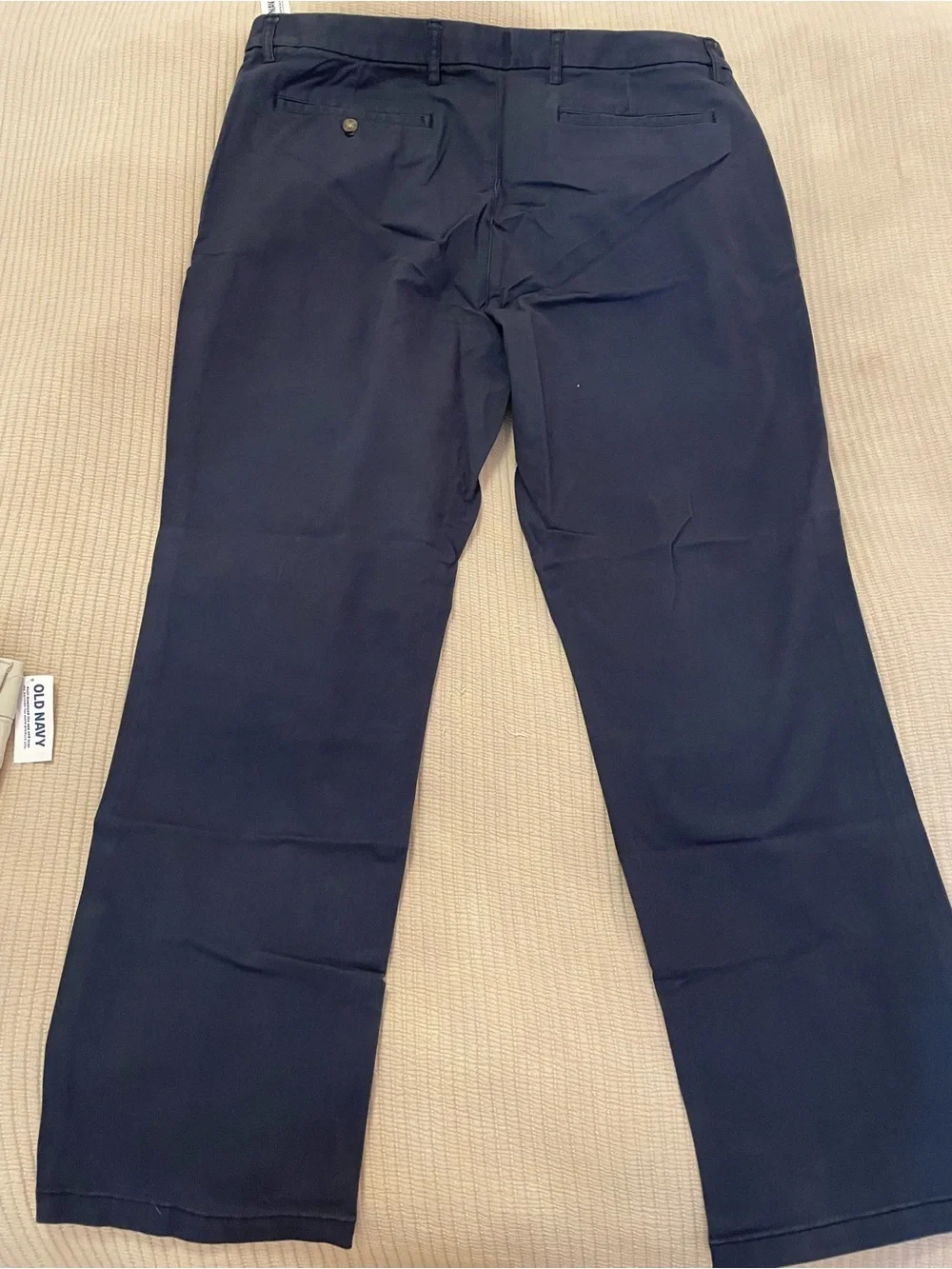 Old Navy Men's Dark Navy Straight-Leg Chinos
